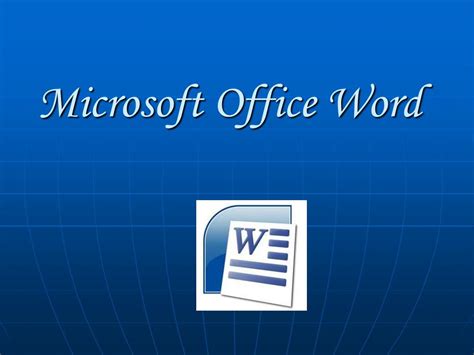 Ppt Microsoft Office Word Powerpoint Presentation Id771909