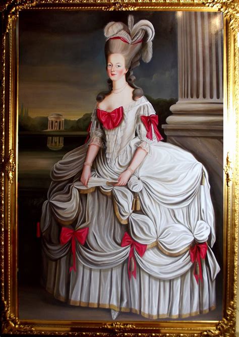 Ritratto Di Maria Antonietta Regina Di Francia Olio Su Tela Cm X Autore Albert Edwin