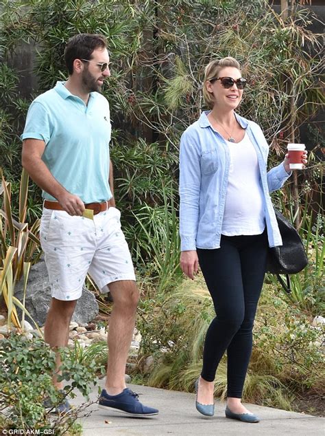 Katherine Heigl Enjoys Stroll With Husband Josh In Slouchy Shirt