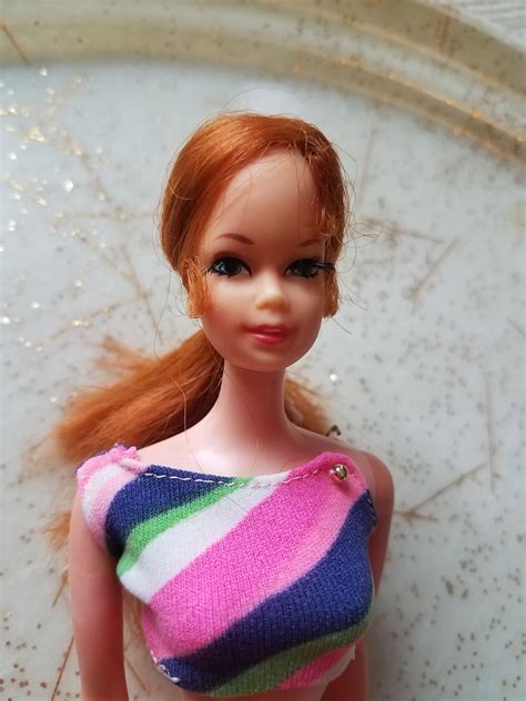 Vintage 1968 Stacey Doll 1165 Tnt Twist N Turn Friend Of Barbie Rooted