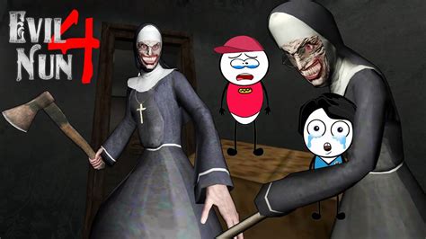 Evil Nun 4 Scary Granny Nun Evil Horror House Escape Full Gameplay Khaleel And Motu Game