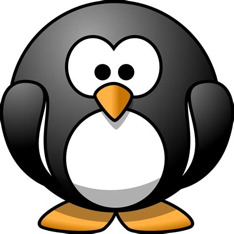 Cartoon Penguin Svg Clipart Best Clipart Best