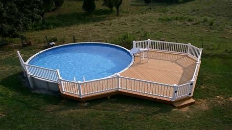 21 Foot Above Ground Pool Deck Plans Youtube