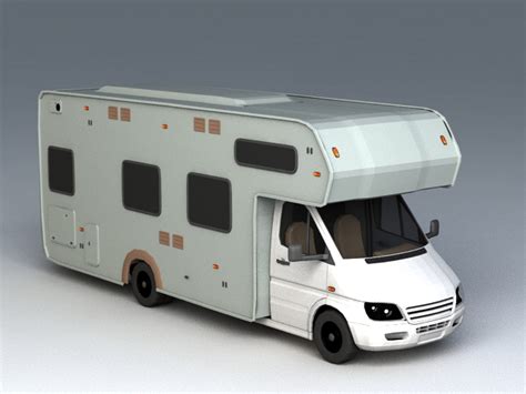 Camper Van 3d Model 3ds Max Files Free Download Modeling 45690 On Cadnav