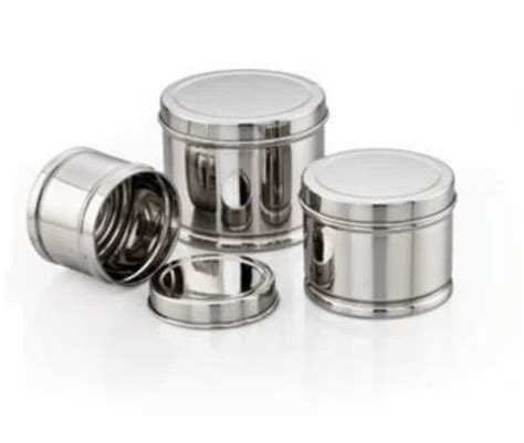 silver stainless steel storage box for home hotel at rs 325 piece in chennai