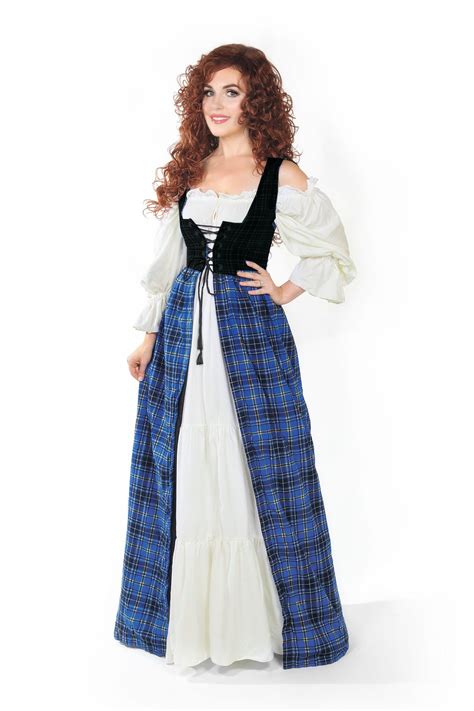 Scottish Costume Tartan Plaid Renaissance Faire Outlander Highland