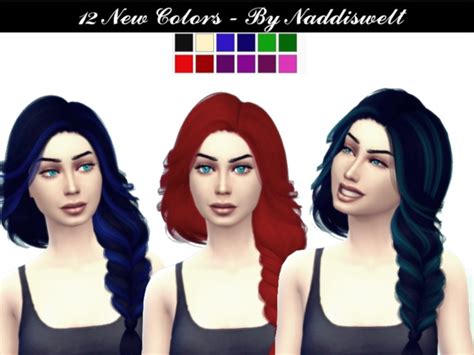 The Sims Resource Hair V8 Retextured Sims 4 Hairs