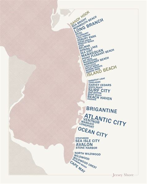 Map Of New Jersey Beach Towns Oakland Zoning Map