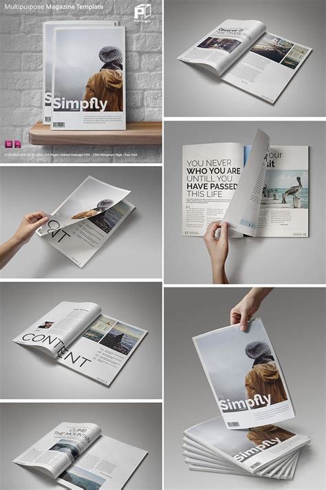 20 Magazine Templates With Creative Print Layout Designs Typography