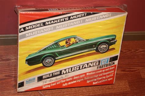 Renwal 1 12 Scale Ford Mustang Gt Fastback Model Car Kit Mint Factory