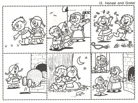 Free fairy tale sequencing printables. 12 - Hansel and Gretel | Fairy tales kindergarten, Fairy ...