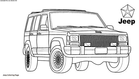 Jeep Coloring Pages to Download and Print for Free Throughout for Jeep