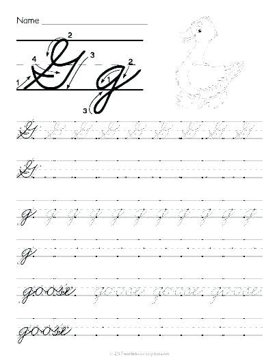 cursive worksheets  handwriting practice