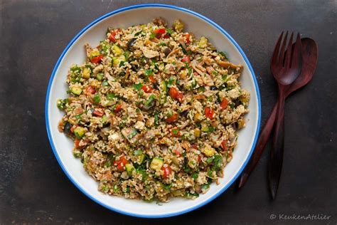 Bulgur Salade Met Ras El Hanout In Bulgur Salade Salade Bulgur