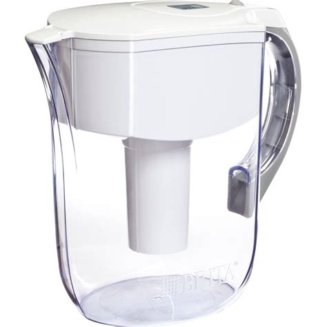 Brita Large Cup Grand Water Pitcher With Filter Bpa Free White