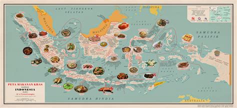 Gastronomic Map Of Indonesia Culinary Specialties In Each Province
