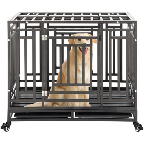 Ametoys Heavy Duty Dog Crate Cage Kennel Strong Metal Frame Kennel