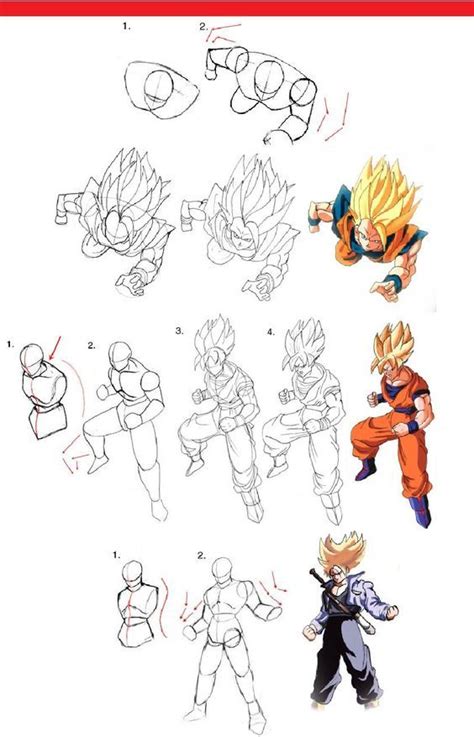 Aprenda á desenhar personagens de Dragon Ball Dragão desenho Goku