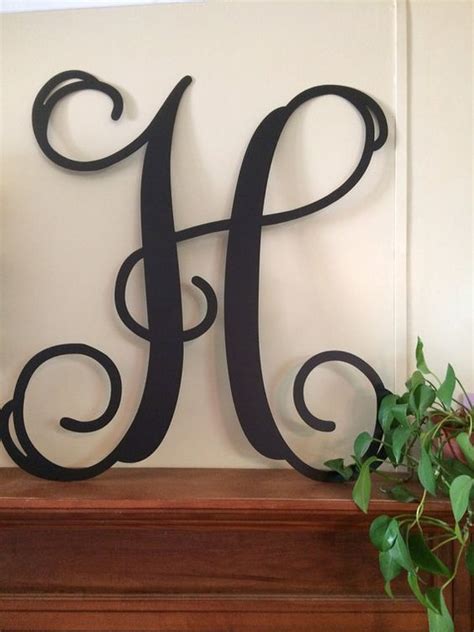 Paint the frame, let dry, and reassemble. This listing is for ONE Metal Single Letter Monogram Wall ...