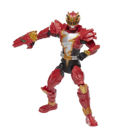 Power Rangers Dino Fury Spiral Strike Red Ranger Inch Scale