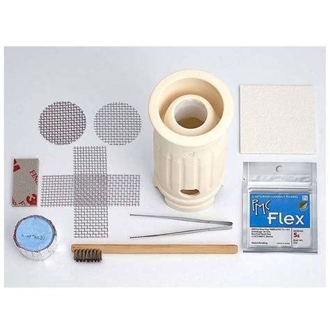 Pmc Precious Metal Clay Ceramic Kiln And Silver Clay Firing Starter Kit With Instructions For