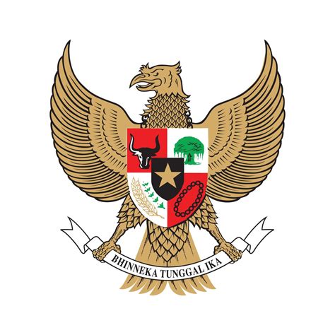 O Símbolo Da República Da Indonésia O Símbolo Da Garuda Pancasila