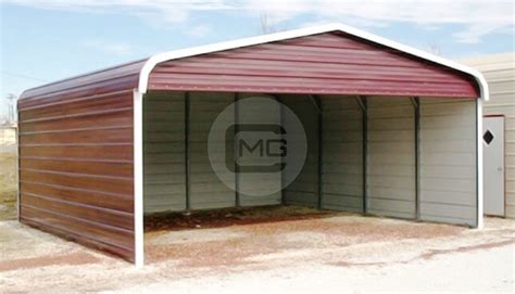 24x30 Metal Garage With Lean To 24x30 Steel Garage