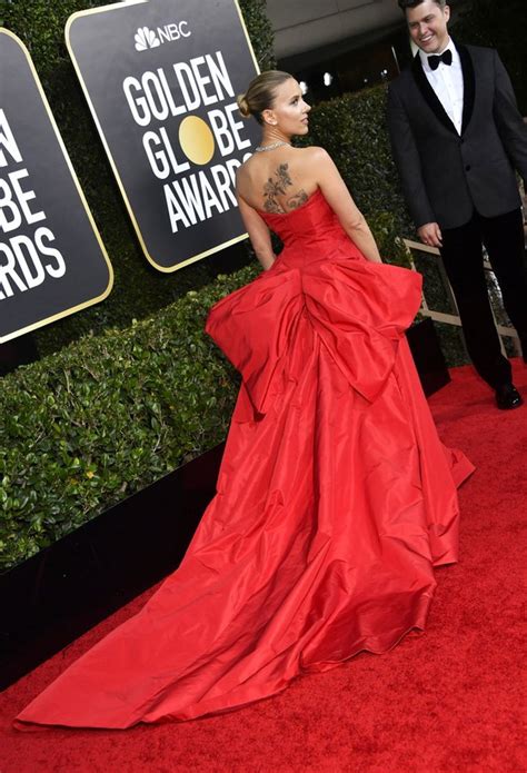 Scarlett Johansson In Vera Wang 2020 Golden Globe Awards