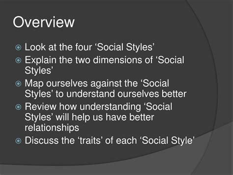 Ppt Social Styles Powerpoint Presentation Free Download Id1201158