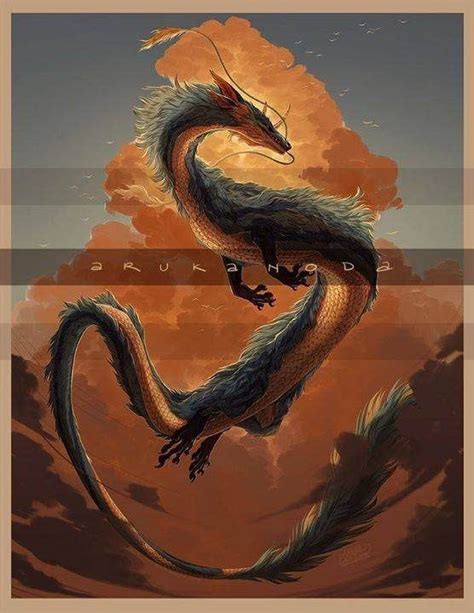Dragon Artwork Mythical Creatures In The Sky