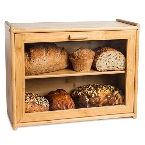 Best Bamboo Bread Boxes For Kitchen Counter Home And Home
