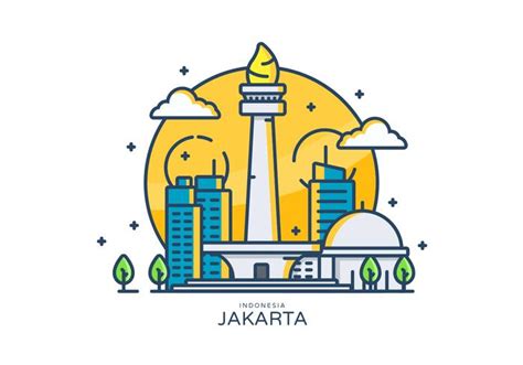 Monas Linear Vector Illustration 138126 Vector Art At Vecteezy