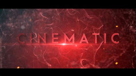 Cinematic Film Trailer Title Intro Template 480 Sony Vegas Pro Youtube