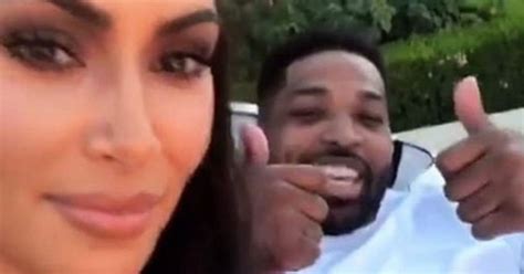 Kim Kardashian ‘proves Shes Forgiven Tristan Just A Year After Jordyn Woods Scandal Mirror