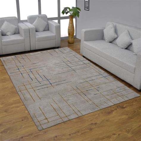 Rugsotic Carpets Hand Knotted Loom Silk Mix Contemporary Area Rug