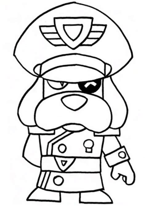 8 new accessories over the next few weeks. Coloriage Brawl Stars Force Starr : Colonel Médor 1