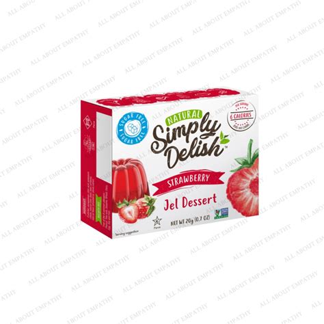 jel dessert strawberry 20g simply delish