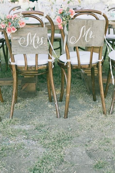 Our tall back chairs are made from luxury upholstery fabric complete with diamanté buttons. 20 Chic Wedding Chair Decoration Ideas for Bride and Groom
