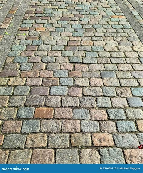 Old Historical Cobblestone Roads And Walkways All Over Europe Stock