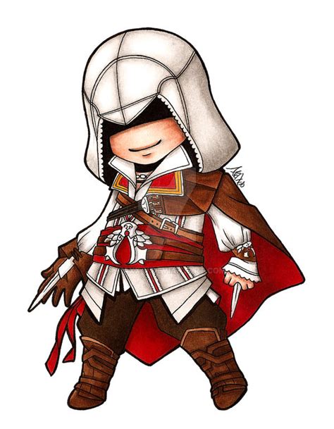 Ac Chibi Ezio By Maxx V On Deviantart