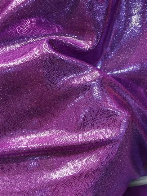 Purple Mystique Sparkle Spandex 4 Way Stretch Fabric Bty Etsy