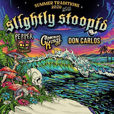 Slightly Stoopid Summer Traditions Tour Poster Wooden Piece Jigsaw