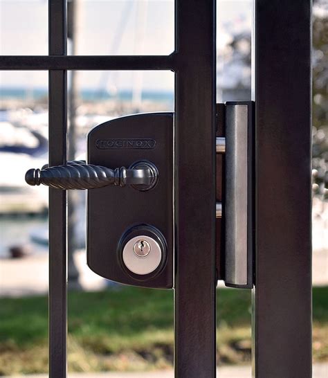 This Gate Lock Sure Is A Beauty Click The Link Below To Find Out More Metal Gates Wood Gate