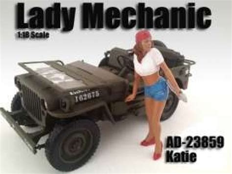 Schaalmodel Figurine Lady Mechanic Katie American Diorama