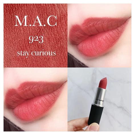 Mac 923 Stay Curious Powder Kiss Lipstick Matte 01 Oz 3 G New In Box 773602564279 Ebay