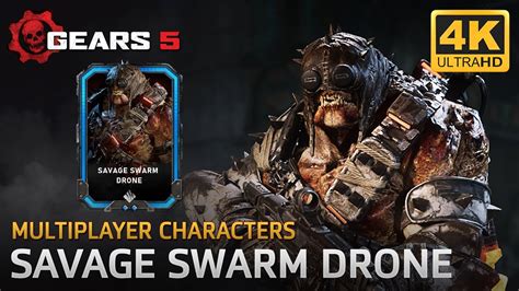 Gears 5 Multiplayer Characters Savage Swarm Drone Youtube