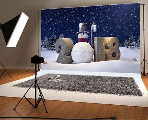 Mohome Polyster New Year Backdrop 7x5ft Photography Background Winter