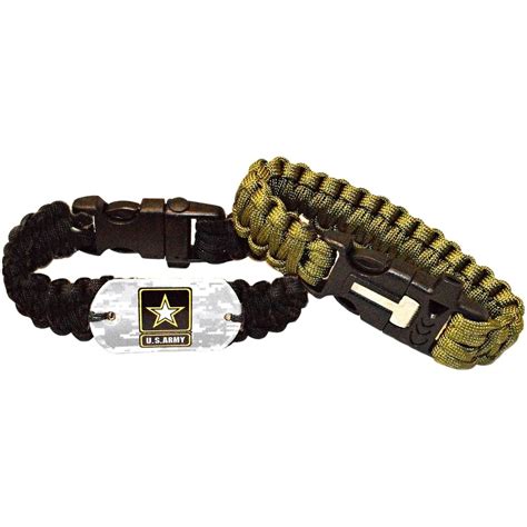While some paracord bracelets are worn more for style, the atomic bear paracord bracelet is meant for action. Mi Engraving Army Military Paracord Survival Bracelet | Military Jewelry | Gifts & Food | Shop ...