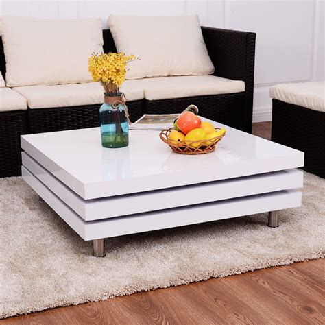Rotating Square Coffee Table Modern House