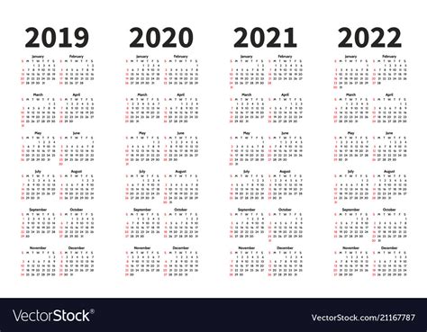 Free Printable 3 Year Calendar 2021 To 2022 Free Letter Templates